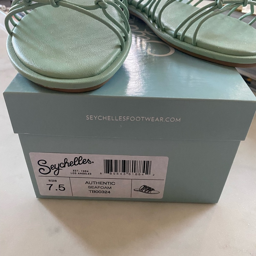 *NIB* Seychelles Authentic Sandals in Seafoam Green - Picture 4 of 7